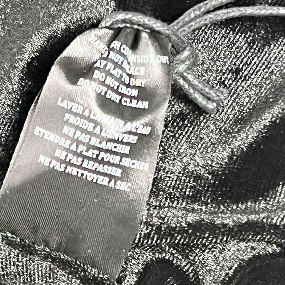 Blank NYC Jacket Women’s XS Black Sequin Puff Sleeve Crop Party Club Revolve NEW - Picture 14 of 16